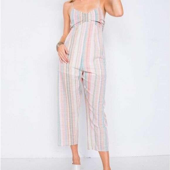 Lelis spaghetti strap jumpsuit - Picture 1 of 9